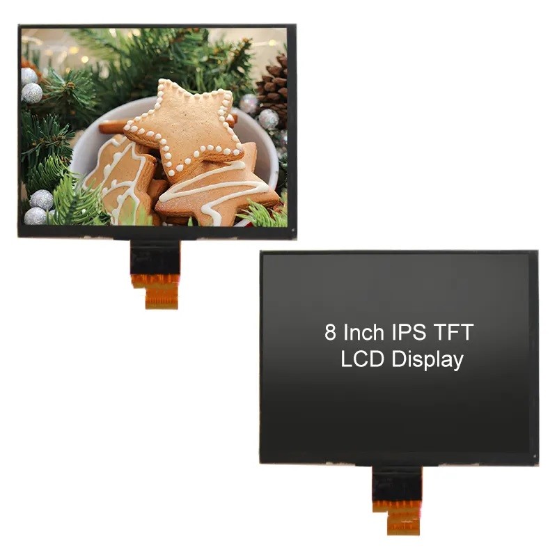 1024x768 8 Inch TFT LCD Display LVDS Capacitive Touch Screen